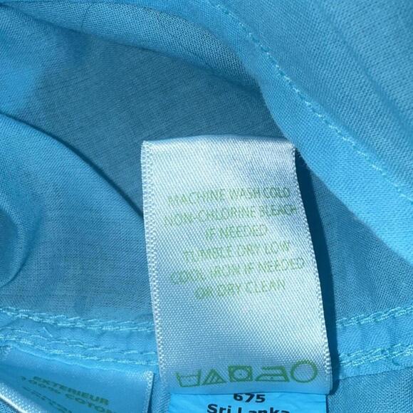 Lilly Pulitzer Preppy Designer Cotton Minimalist Quiet Luxury Blouse Medium - Picture 8 of 15